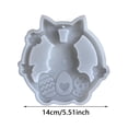 thumbnail image 3 of Qocolhg Easter Decorations Clearance! 2pcs Rabbits Pendant Mould Decorative Gypsum Dropping Mould Keychain Pendant Mould, 3 of 8