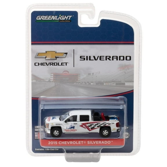 Greenlight Hobby Exclusive: 2015 Chevy Silverado with Safety Equipment 1/64 Scale
