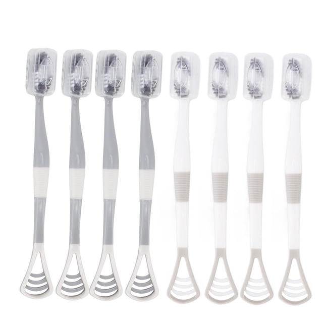 Tongue Toothbrush,2 in 1 Tongue Tongue Scraper Toothbrush Oral Cleaning Tools World-Class Design