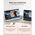 thumbnail image 3 of UPERFECT Portable Monitor for laptop, 15.6" 1080P Second External Screen, White, 3 of 8