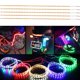 thumbnail image 2 of 1pcs Tira De Luz LED Para Motocicleta Flexible Decorativa Para Coche 45CM huangjie unisex, 2 of 2