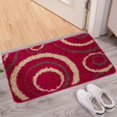 thumbnail image 1 of Alfombrilla antideslizante de estilo floral para puerta de casa, alfombra de entrada para dormitorio, baño, almohadillas de succión, alfombra de baño, alfombra de Foor absorbente para balcón Fivean unisex, 1 of 2