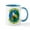 White/Blue Inside, variant on CafePress - Save The Bee - 11 oz Ceramic Mug - Novelty Coffee Tea Cup