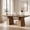 Light Brown, variant on 63 Inch Executive Desk, Large Office Computer Desk with Double Pedestal, Modern Workstation Writing Table for Home Office, Light Brown