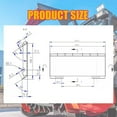 thumbnail image 6 of MMS Skid Steer Backhoe Bucket 86'' Straight Attachment for Skid Steers Straight Digging Arm Attachment Fits Bobcat Loaders, 6 of 8
