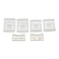 thumbnail image 4 of Kit de reemplazo de guía deslizante de asiento para automóvil, 6 uds., accesorio 435881203A, instalación profesional duradera, sujetadores de hebilla Sunnimix Guía deslizante del asiento, 4 of 8