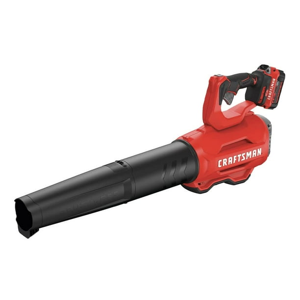Soplador de Hojas CRAFTSMAN 20V MAX Inalámbrico con Batería y Cargador