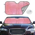 thumbnail image 2 of Balery Sparkly Pink Glitter Print Car Windshield Sun Shade,Windshield Sunshade for Car Pickup Truck SUV Accessories-Small, 2 of 7