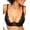 Jet Black, variant on Adore Me Kaia Unlined Quarter Cup Women's Bra Plus and Regular Sizes