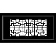 thumbnail image 3 of Vision Studio 18x11 Black Modern Framed Museum Art Print Titled - Shoji Screen in Ebony III, 3 of 5