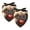 Multi-colored 2, variant on PhooArto Galaxy Puppies Cherries Dog Bandanas, 2 Pack Soft Washable Pet Scarf Triangle for Large Dogs Puppies and Cats