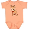thumbnail image 3 of Inktastic Cute Christmas Reindeer with Christmas Lights Boys or Girls Baby Bodysuit, 3 of 5