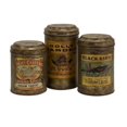 thumbnail image 2 of Home Decor Improvements 73050-3 Addie Vintage Label Metal Canisters - Set of 3, 2 of 2