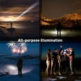 thumbnail image 7 of Flashlights, LED Flashlight - High Lumen, 5 Modes, Zoomable, Water Resistant, Handheld Light - Best Camping/Outdoor/Hiking/Flashlights/Gift-Giving/Emergency(Batteries Included), 7 of 7