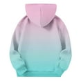 thumbnail image 4 of dazeni Fall Winter Hoodies for Teen Girls Cute Trendy Youth Long Sleeve Pullover Sweatshirt Oversized Hooded Sweatshirts Tween Trendy Preppy Clothes Purple, 4 of 5