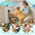 thumbnail image 6 of Kids Rug, 5x7 FT Non-Slip Monster Truck Play Rug, Extra Thick (0.4in), Educational Learning Traffic Road Car Carpet for Nursery, Classroom, Playroom & Bedroom, 6 of 6