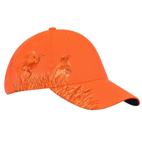 Unisex Hunting Cap Orange Polyester Embroidery Animal Outdoor Wildlife Sport Cap