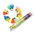thumbnail image 3 of OUNONA 24Pcs Assorted Color Plastic Badminton Shuttlecocks for Outdoor Fitness and Training, 3 of 4