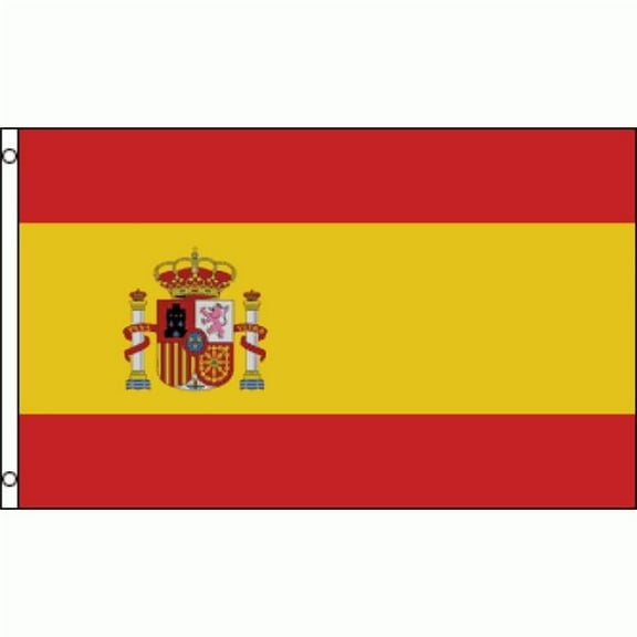 36 x 60 in. Spain Polyester Flag