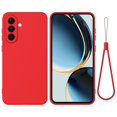 thumbnail image 2 of For Samsung Galaxy A36 5G Case Liquid Silicone Phone Back Cover with Hand Strap - Green, 2 of 5