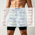 thumbnail image 3 of Mens 2 in 1 Swim Trunks with Compression Liner Summer Printed Quickly Dry Swim Short Swimsuit Bathing Suit Beach Shorts (XL, Blue), 3 of 6