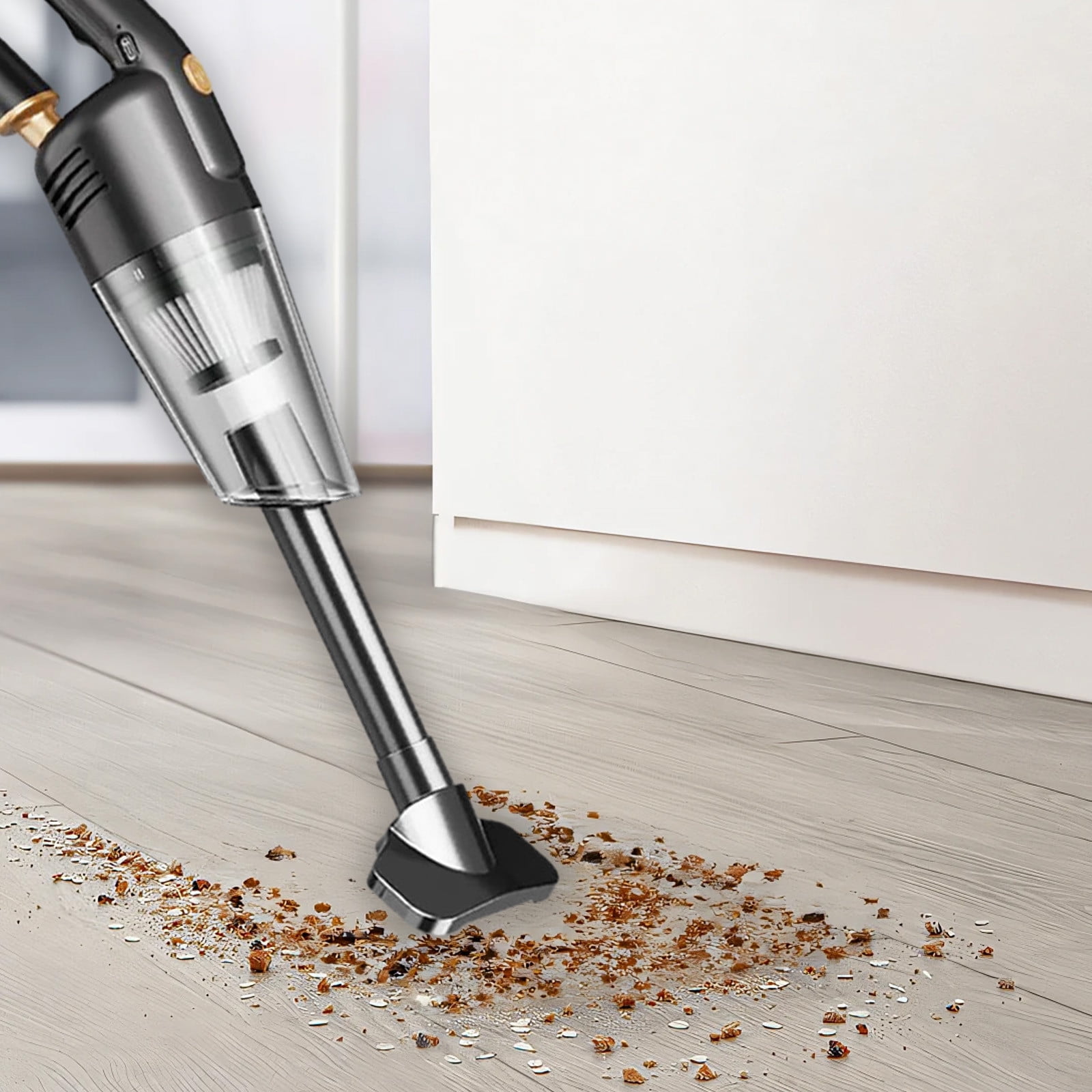 Uiz Merueh Portable Car Vacuum Handheld Vacuum Cordless Car Vacuum Powerful Suction Hand Vac Handheld Vacuum Cleaner for Car, Home, Office, Pet