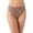 Peppercorn, variant on Women's Nearly Nothing Hi Waist Thong Panty, Peppercorn, X-Large