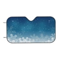 thumbnail image 7 of Balery Christmas Snowflakes Print Car Windshield Sun Shade,Windshield Sunshade for Car Pickup Truck SUV Accessories-Small, 7 of 7