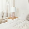 thumbnail image 5 of Elegant Designs 24" Modern Rippled Colored Glass Table Lamp - Pink, 5 of 5