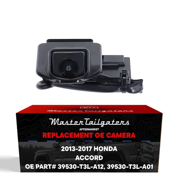 Master Tailgaters Replacement for Honda Accord Coupe EX/EX-L Model (2013-2017) Rear View Backup Camera OE Part # 39530-T3L-A01, 39530-T3L-A12