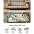 thumbnail image 3 of Boho Palm Tree Sofa Couch Covers for Dogs,Washable Sectional Couch Slipcovers for Loveseat with Tassel,Gold Tropical Green Leaves Dots Middle Century Non Slip Sofa Throw Cover Blanket Large 71x102, 3 of 8