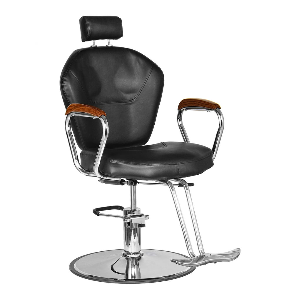 Reclining Hydraulic Barber Chair, 360°Swivel Heavy Duty Beauty Salon