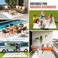 thumbnail image 4 of Abstract Cream Beige Outdoor Rug for Patio/Deck/Porch, Non-Slip Large Area Rug 3 x 5 Ft, Modern Minimalist Graffiti Artwork Indoor Outdoor Rugs Washable Area Rugs, Camping Rug Carpet Runner, 4 of 8