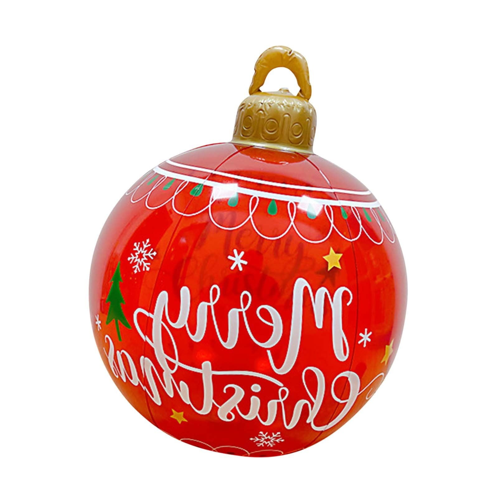 Vikakiooze Outdoor Christmas Iatable Decorated Ball Giant Christmas