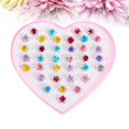 thumbnail image 3 of MasteelfCA 36pcs Children's Toys Diamond Rings Jewelry Girl Jewel Rings in Box Pretend Play and Dress Up Rings(Mixed Pattern), 3 of 4
