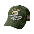 thumbnail image 2 of YiJuHui 2pcs Military Veteran Hat - 214 Reference Baseball Cap for Retired Soldiers, Patriotic Gifts, Adjustable Comfort Fit for Veterans Day & Homecoming, 2 of 5