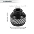 thumbnail image 4 of Protector de caída de marco de motocicleta de aleación de aluminio y fibra de carbono de 14mm, 48mm, 46mm, negro, 2 Pcs, 4 of 7