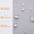 thumbnail image 2 of Shiyou-rideau Extérieur 96 Long pour Patio Imperméable Assombrissement de Pièce Rideaux Extérieurs Réduction de Rayons avec Anneaux 1 Panneau 52 par 96 Blanc Grisâtre, 2 of 4