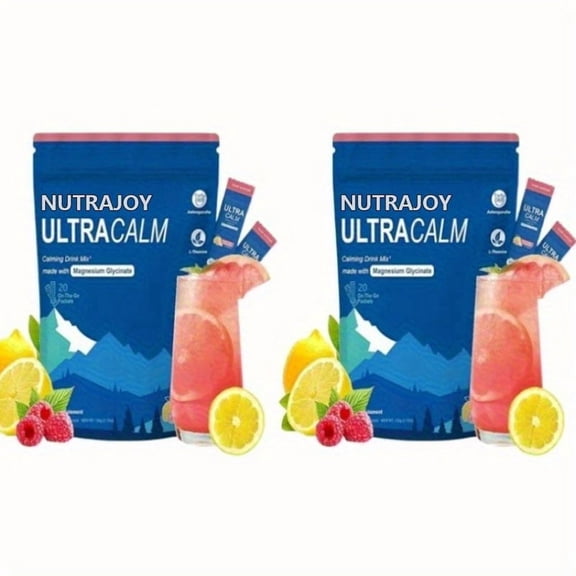 This natural cortisol support powder blend contains L-theanine, ashwagandha, and magnesium glycinate to help promote relaxation and improve focus. Raspberry lemon flavor. 2 pouches (40 servings).