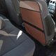 thumbnail image 4 of Funda de asiento de coche para asiento trasero de coche, almohadilla antipatadas universal de cuero PU marrón completo, 4 of 9