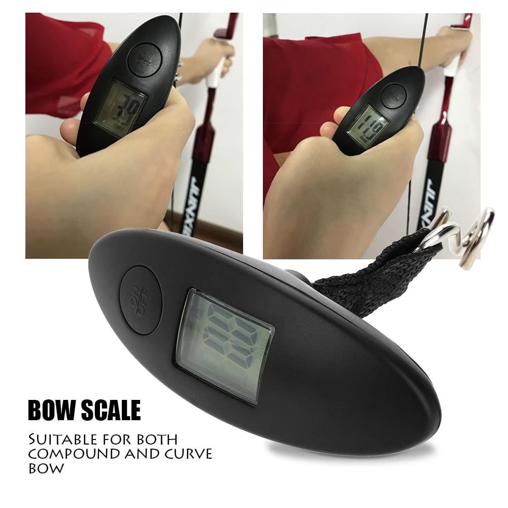 Greensen Bow Scale,Archery Portable Digital Handheld Bow Hang Scale 88lbs Tool for Compound and Recurve Bow, Archery Bow Scale