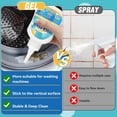 thumbnail image 5 of Mold Stain Cleaner Gel, Washing Machine Cleaner for Front Loader Seal, Household Remover Gel for Bathroom Grout, Sink, Shower, Caulk, Front Load Washer Cleaning Solution-8 fl oz, 5 of 6