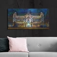 thumbnail image 6 of Luxe Metal Art 'Hungary Budapest Gresham Palace' by Pedro Gavidia, Metal Wall Art, 48"x24", 6 of 9