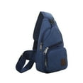 thumbnail image 2 of Thickened Zipper Outdoor Canvas Chest Bag New Men's Chest Bag Hiking Backpack Multipurpose Crossbody Chest Bag Messenger Bag Men's And Women's Chest Bag, 2 of 6
