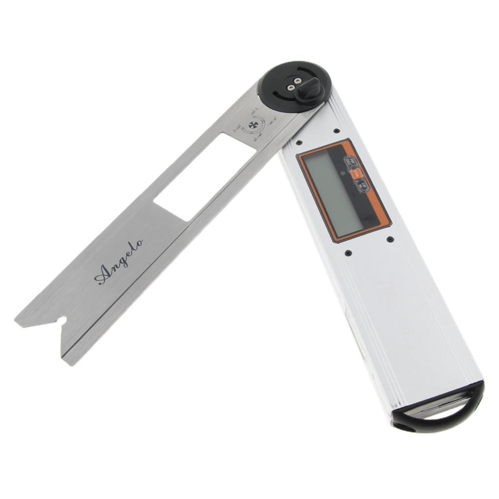 Dualoai 360 Degree Digital Angle Ruler Protractor Angle Finder Inclinometer Heavy Duty