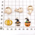 thumbnail image 2 of 30 piezas de dijes de Halloween para hacer joyas, dijes esmaltados, dijes de aleación de murciélago fantasma de calabaza para pulsera DIY, collar, colgante artesanal, 2 of 5