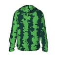 thumbnail image 2 of Picia Green Stripes Of Watermelon Women's Men's UPF 50+ Sun Protection Hoodie Shirt Long Sleeve SPF Fishing Outdoor UV Hiking Lightweight Shirts-X-Large, 2 of 9