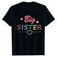 thumbnail image 3 of Toddler Girls Tops & T-Shirts Letter Print Round Neck Short Sleeve Fashion Casual Tops Pullover Tshirts Outwear,Black,10-12 Years, 3 of 3