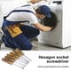 thumbnail image 2 of Metal Socket Driver Wrenches Screwdriver Nut Key Nutdriver Hand Tool 5/5.5/6/7/8/9/10mm 5., 2 of 4
