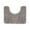 Gray, variant on Fmbmuo High Pile Bathroom Rugs U-Shaped Minimalist Non-Slip Backing Bathroom Rugs Polyester 19.6x19.6in Navy